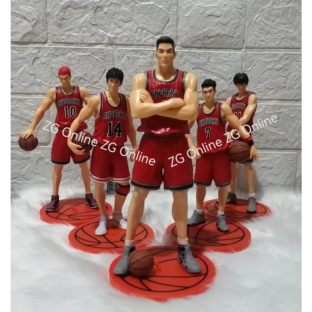 Slamdunk Sakuragi Rukawa Miyagi Mitsui Akagi Set of 5 Big Anime ...