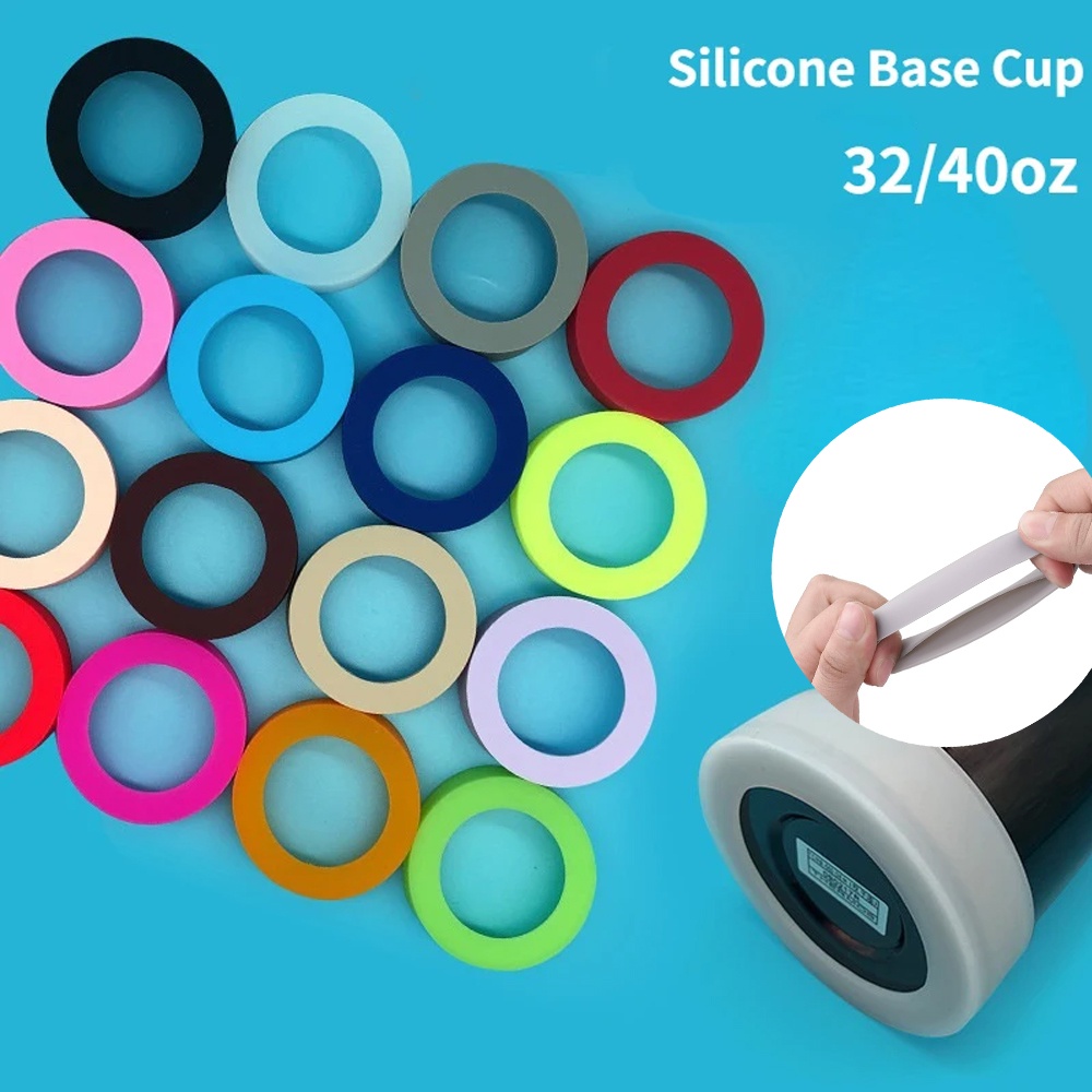 1pc Silicone Coasters for Tumbler Travel Cups Water Bottle Silicone