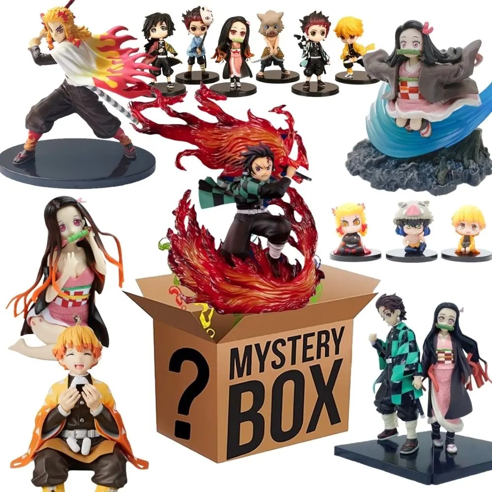 21k Anime Demon Slayer Kimetsu no Yaiba Mystery Surprise Figure Blind ...