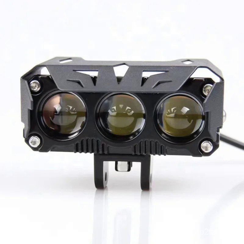 Motor Accessories Motorcycle Lighting System 3 Lens Led Fog Lamp Spot ...