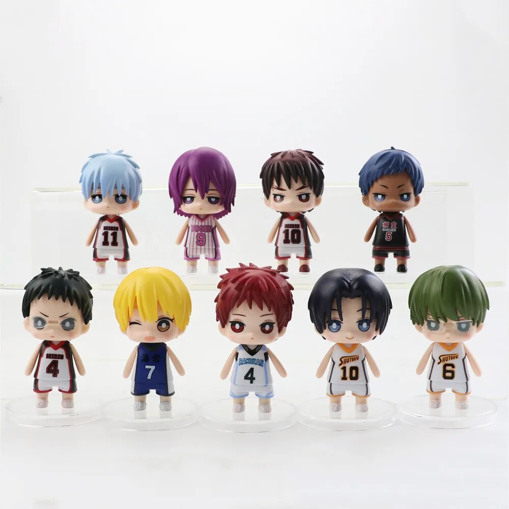 411 9pcs Anime Kuroko s Basketball Action Figures Kuroko Tetsuya Kagami