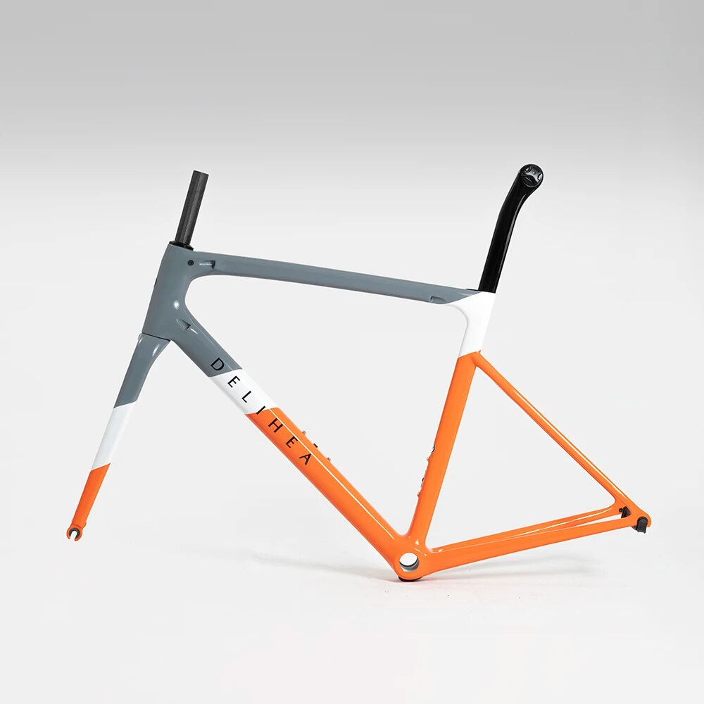 lightest road bike carbon frame Aero DISC BRAKE BIKE, Rim brake frame compatible Di2 group 700C