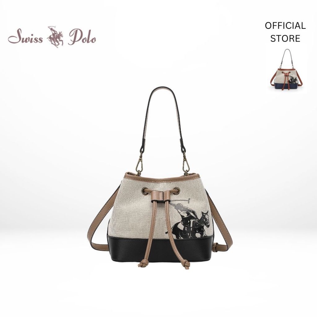 SWISS POLO Ladies Top Handle Sling Canvas Bag HLG 953 Multi Color Signature Collection Shopee Philippines