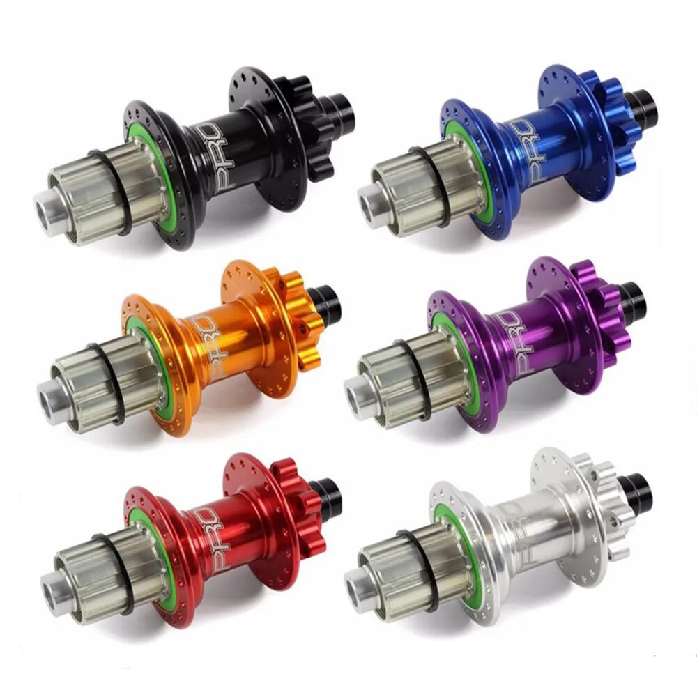 UK HOPE PRO 4 hub J mtb hubs Disc 6 bolt QR Thru axle Boost Pair Front ...