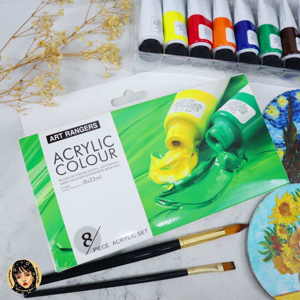 ORIGINAL Art Rangers Acrylic Paint Basic and Pastel Colors Shopee Philippines