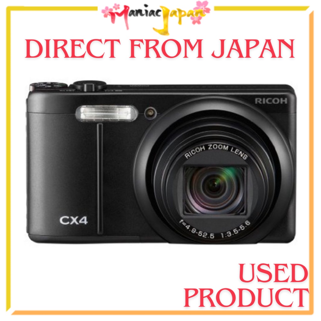 Used Camera from Japan ] RICOH Digital Camera CX4 Black CX4BK 10