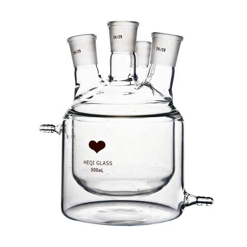 Customized joint and capacity 4 necks, Jacketed Reaction flask Shopee