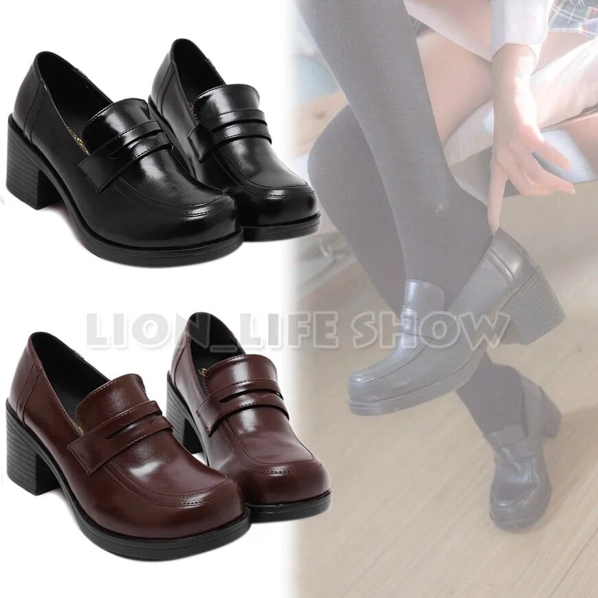 Japanese hot sale schoolgirl shoes