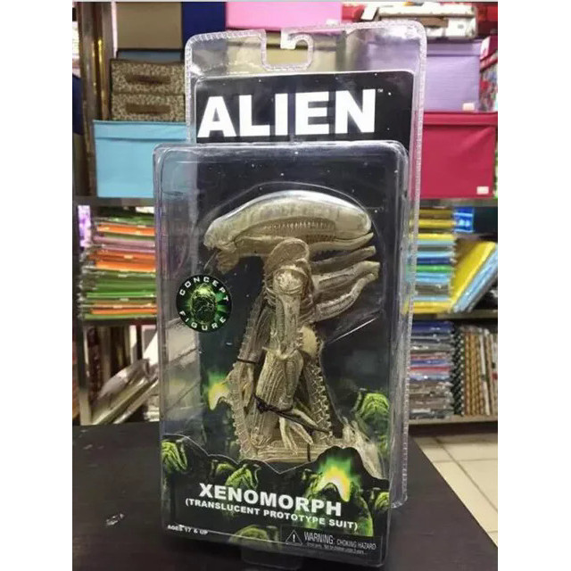 2 WHCR NECA Aliens Vs Predator Grid Alien Xenomorph Translucent ...