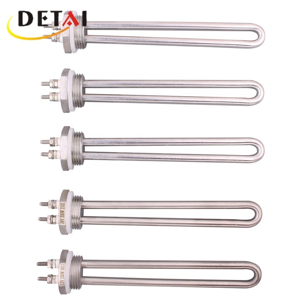 DC 12V 100W/150W/200W Tubular Heater Element Screw Plug Heater with 1 ...