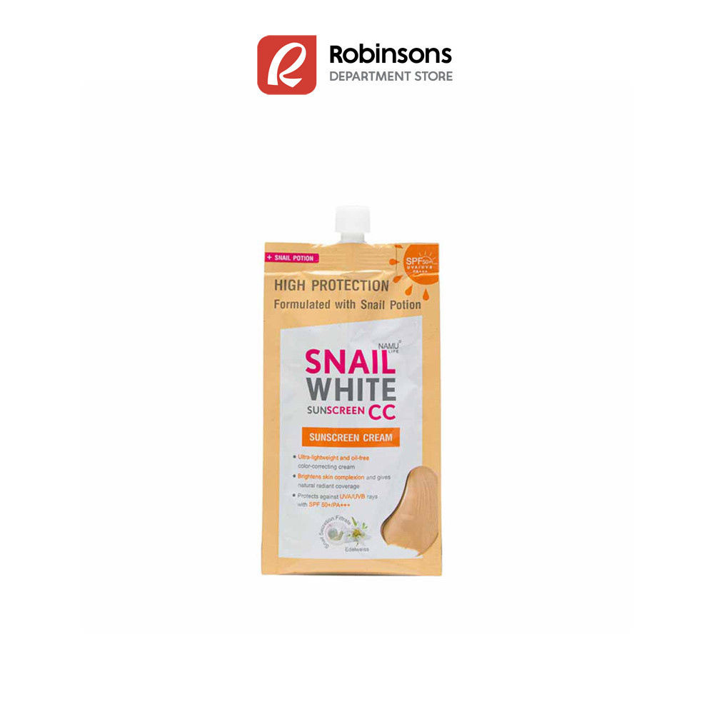 Snailwhite Cc Sunscreen Spf 50+/Pa+++ 6ml | Shopee Philippines