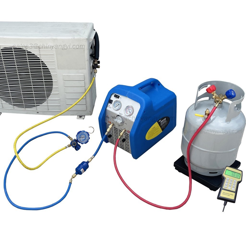 Portable 1HP Refrigerant Recovery Unit Air Condition machine suitable ...