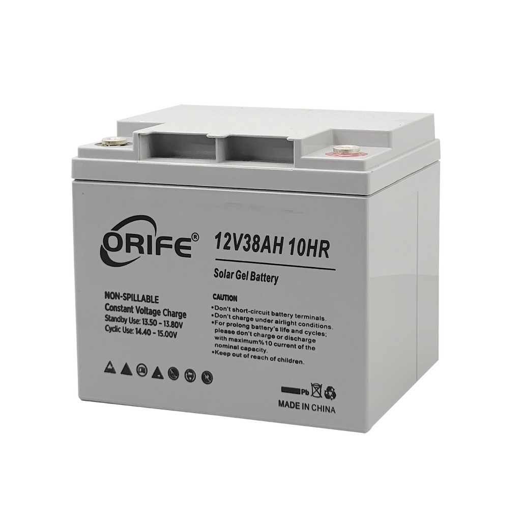 ORIFE Valve Regulated Lead Acid AGM 12v 38ah positive and negative ...