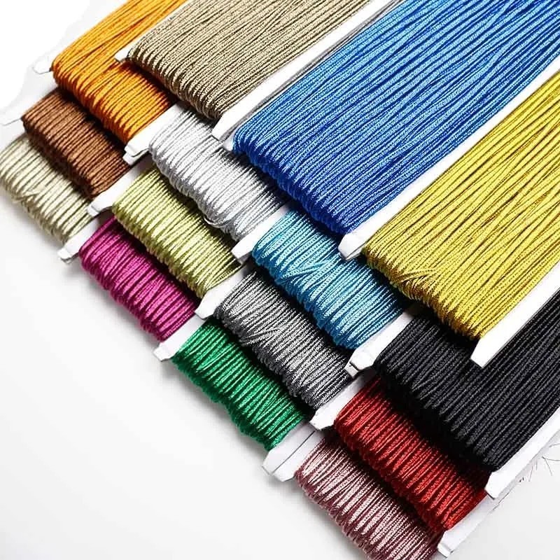 30 meters Metallic Colors Braided Soutach Cord 3mm Nylon Rope Snake ...