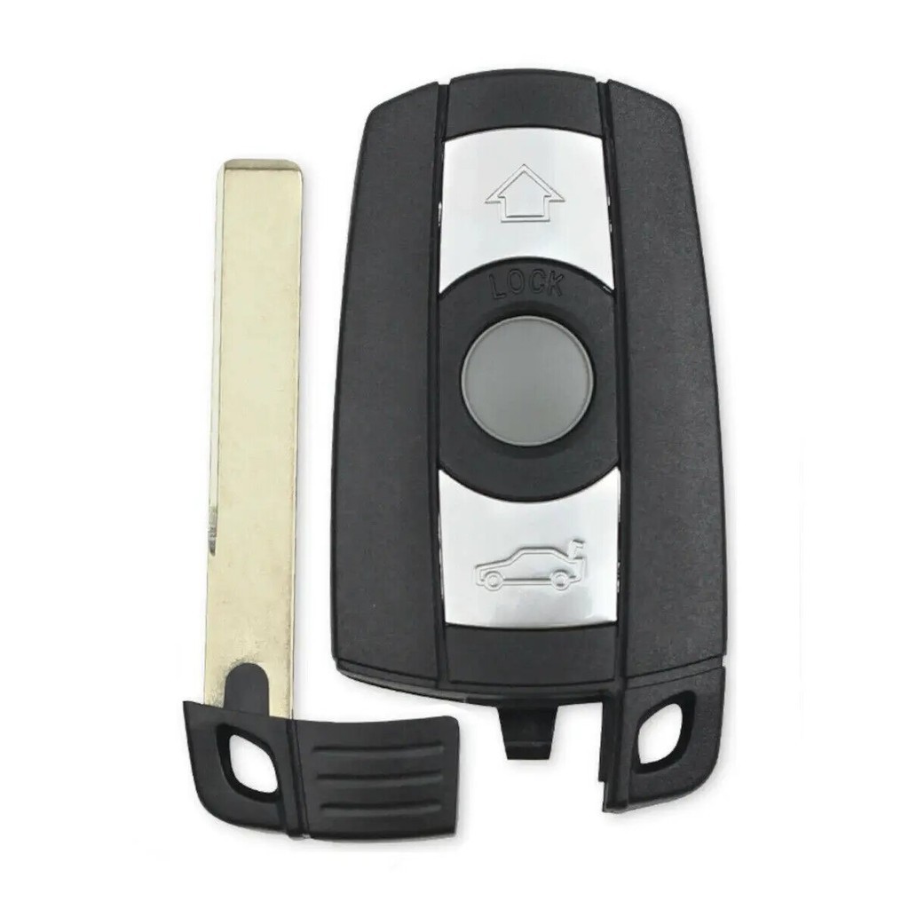 ???for BMW 1 3 5 6 7 Series X5 Z4 E90 E92 E93 3 Button Remote Key Fob ...