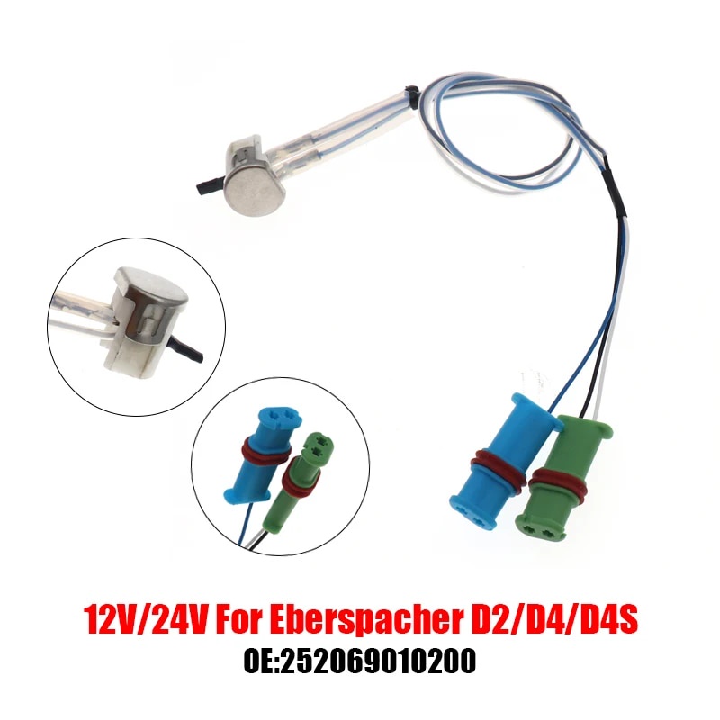 ⚡12V/24V Temperature Sensor For D2 D4 D4S Eberspacher Airtronic Parking ...