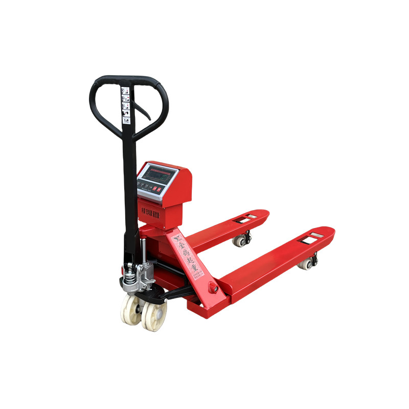 New 2000kg Hand Pallet Truck with Digital Weighing Scale Forklift Scale ...