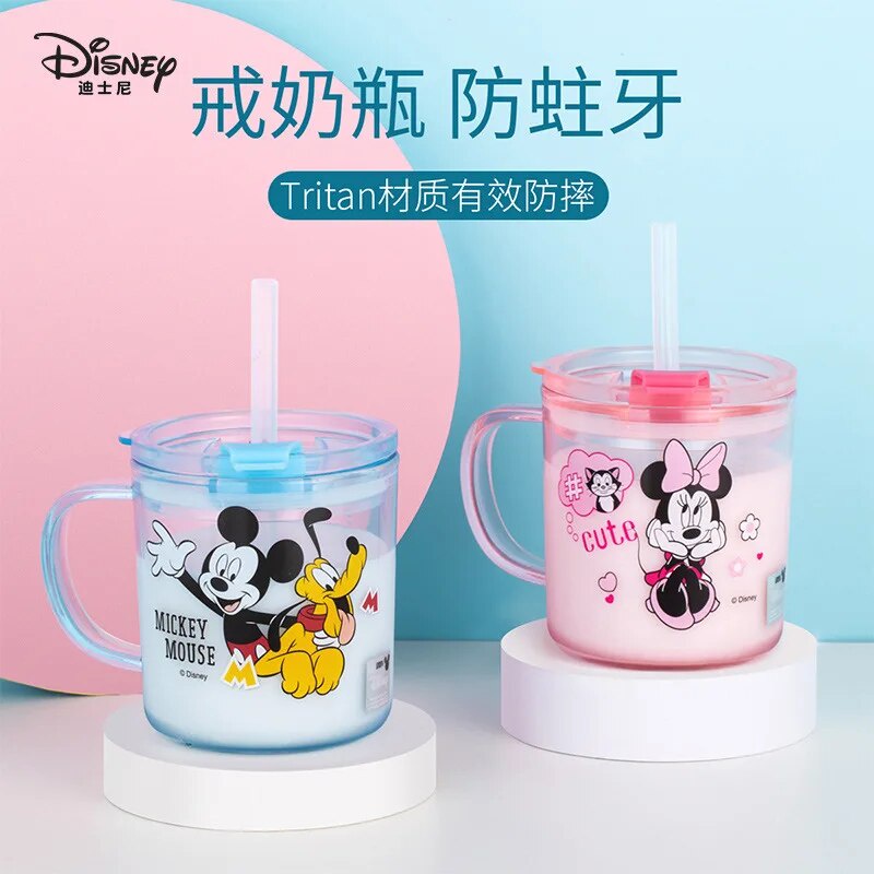 2024.COD Mouse Sport Tritan cup straw girls Disney milk Minnie cup ...