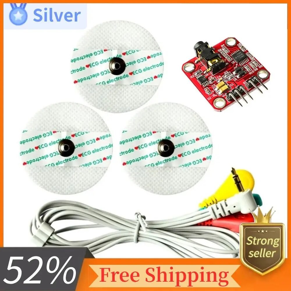 Muscle Electrical Sensor Module 3.3-5V EMG Raw Signal Collection ...