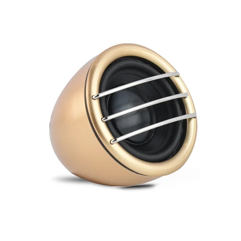 289 Gold Car Audio Center Speaker 2.5 Inch Midrange Car Audio Tweeter