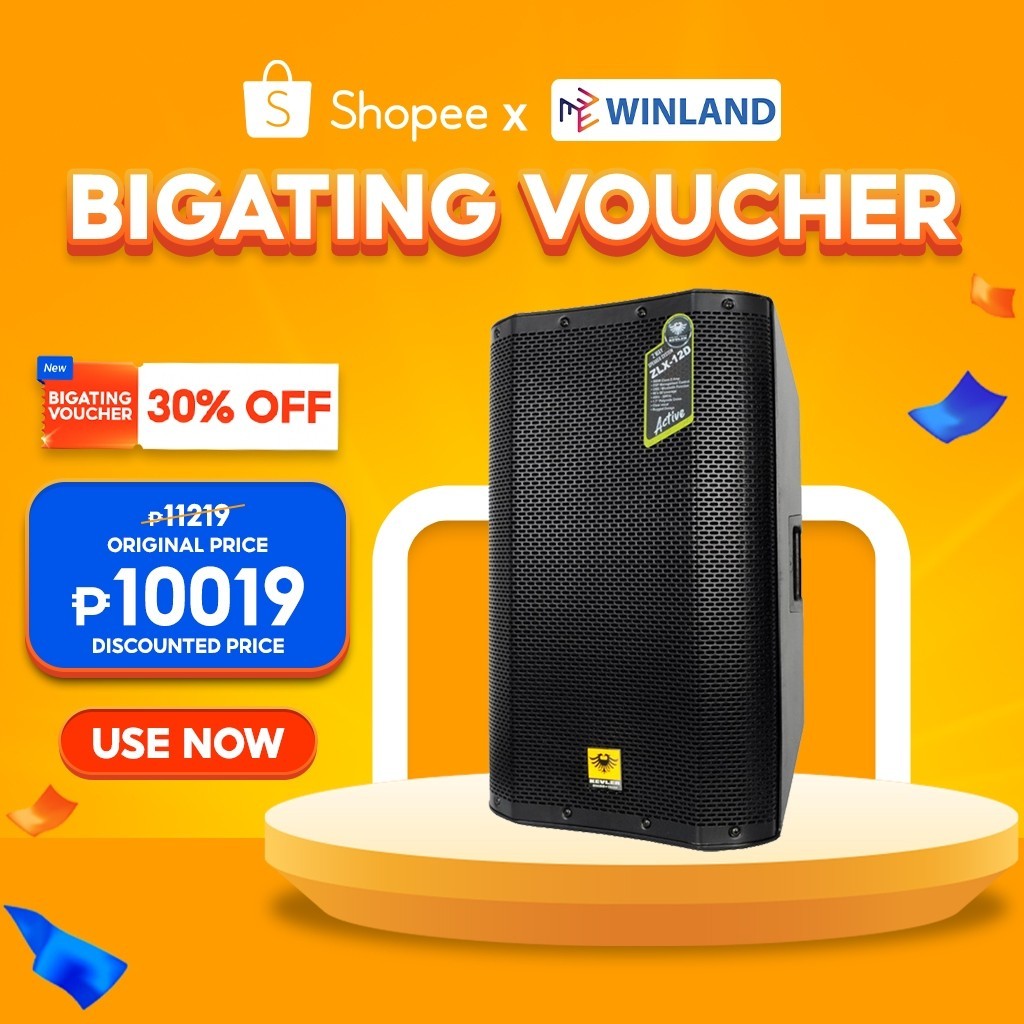 Kevler by Winland 1pc 12 Inches Active Speaker System 500W w/ USB