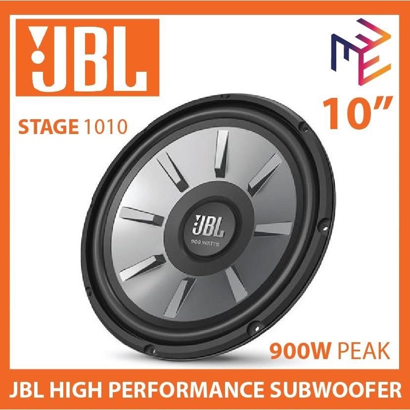 Jbl by Winland Stage 1010 10" Car Audio Subwoofer 900W Peak 4 ohms