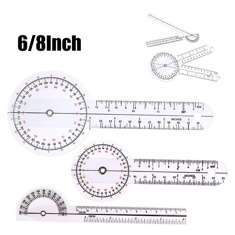 6/8 Inch Goniometer Rule Medical Joint Ruler Calibrated Orthopedics ...