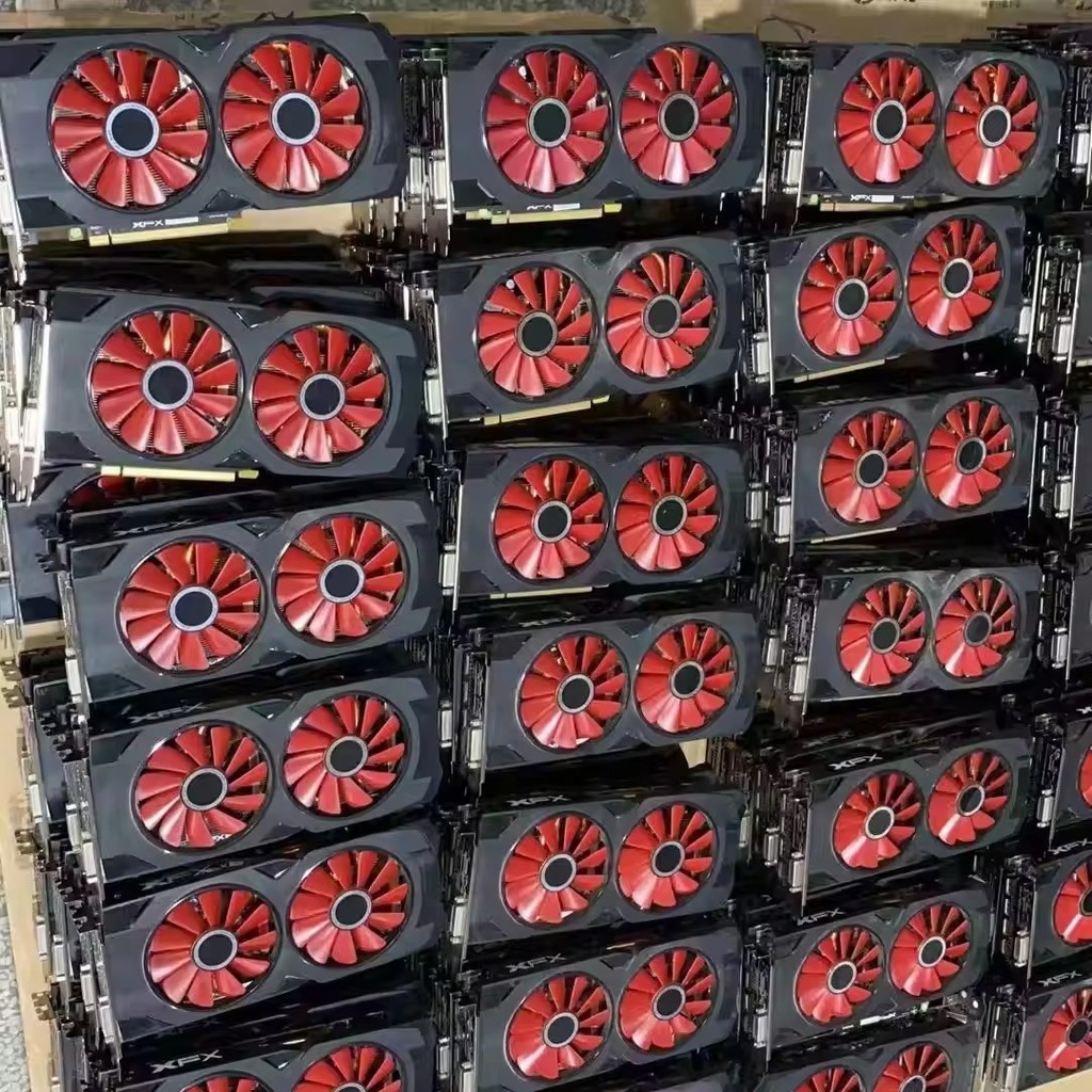 99%new used RX 580 8GB 2304SP 2048sp GAMING gpu amd XFX rx580 8g gddr5 ...