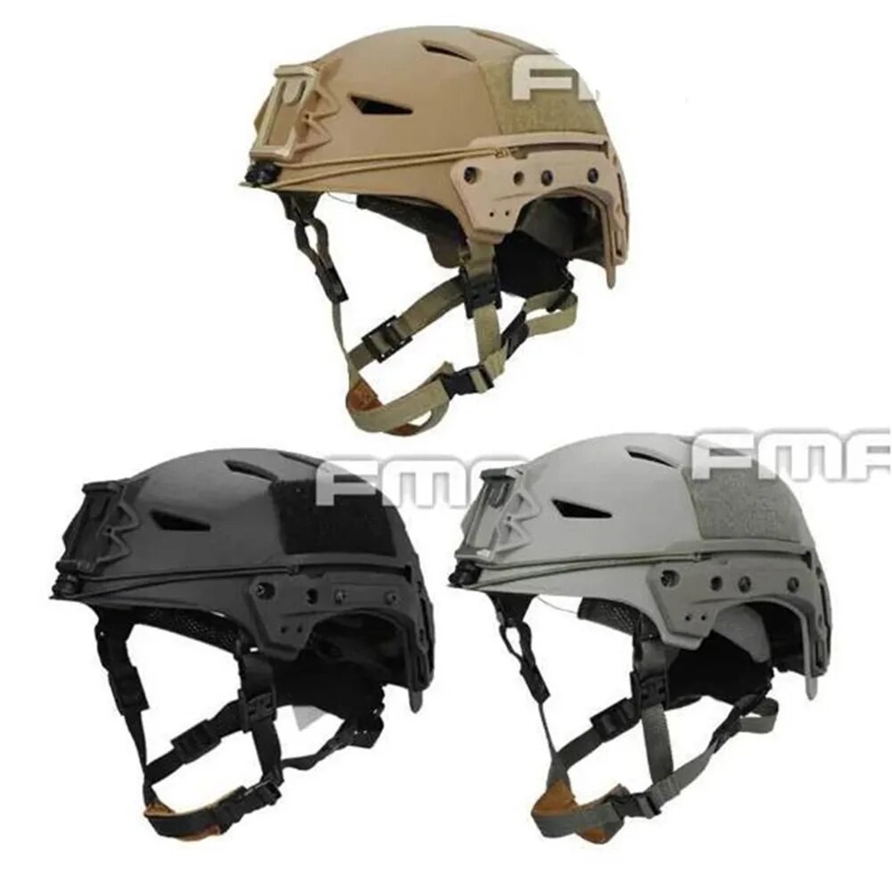 FMA Tactical Airsoft EX Helmet MIC FTP Bump Simple Helmet TB1044 -BK/DE