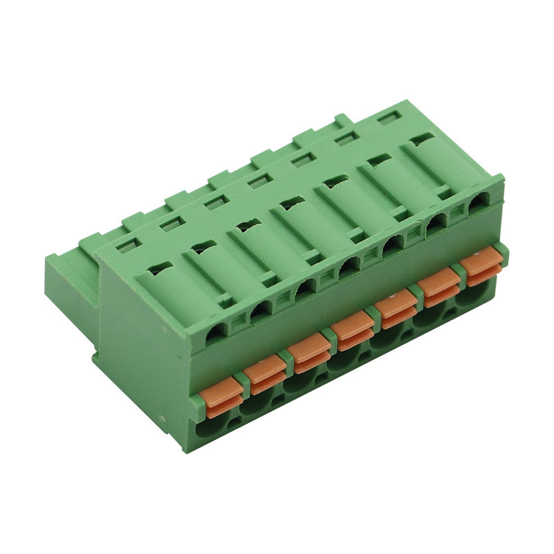 hot selling 5.08 spring PCB terminal blocks pluggable terminal block ...