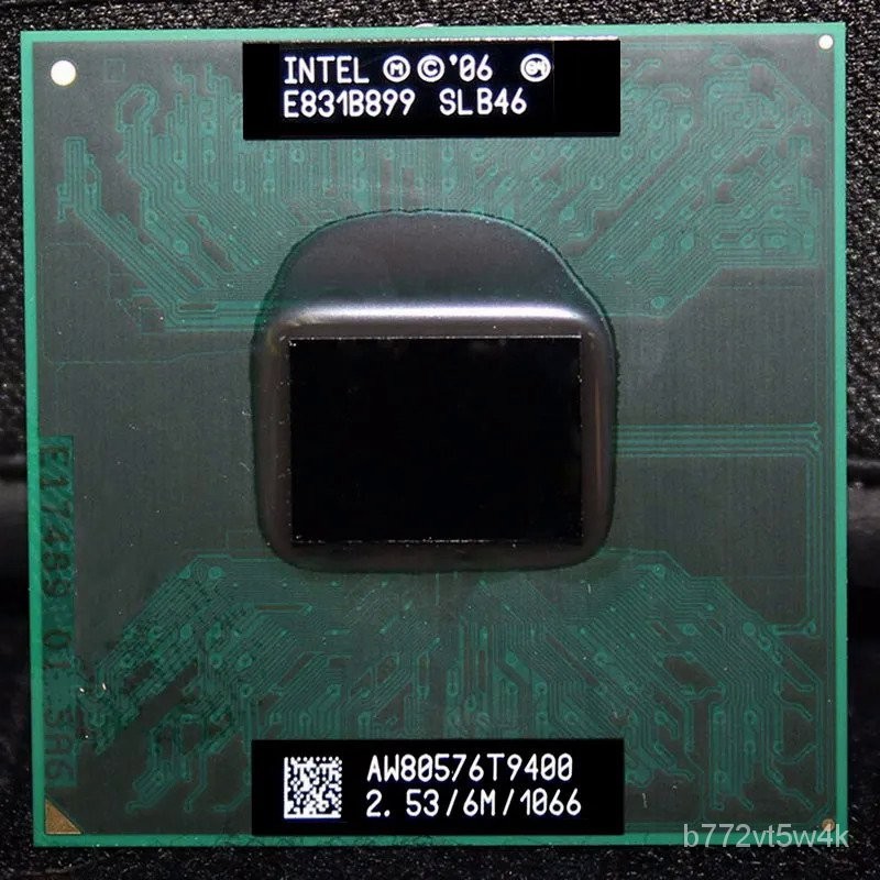 CPU laptop Core 2 Duo T9400 CPU 6M Cache/2.5GHz/1066/Dual-Core Socket ...