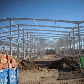 Light Prefab Two Story Shed Steel Structure Workshop Building Warehouse 