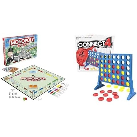 Monopoly (Classic) x Connect Four (4 in a row) Genuine Hasbro Gaming ...