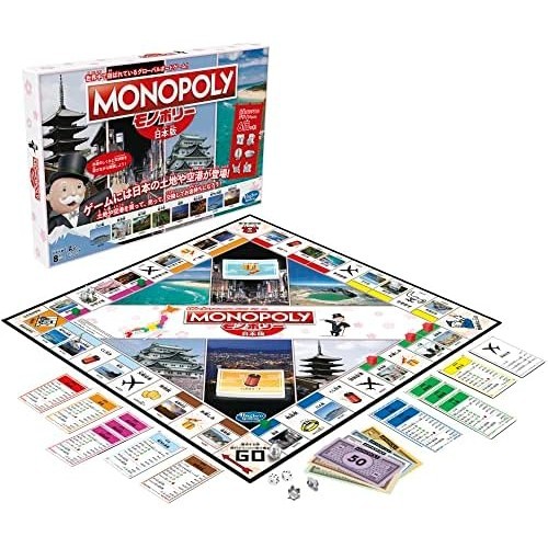 Hasbro F5119 Monopoly Japanese Edition with Original Design Frames ...