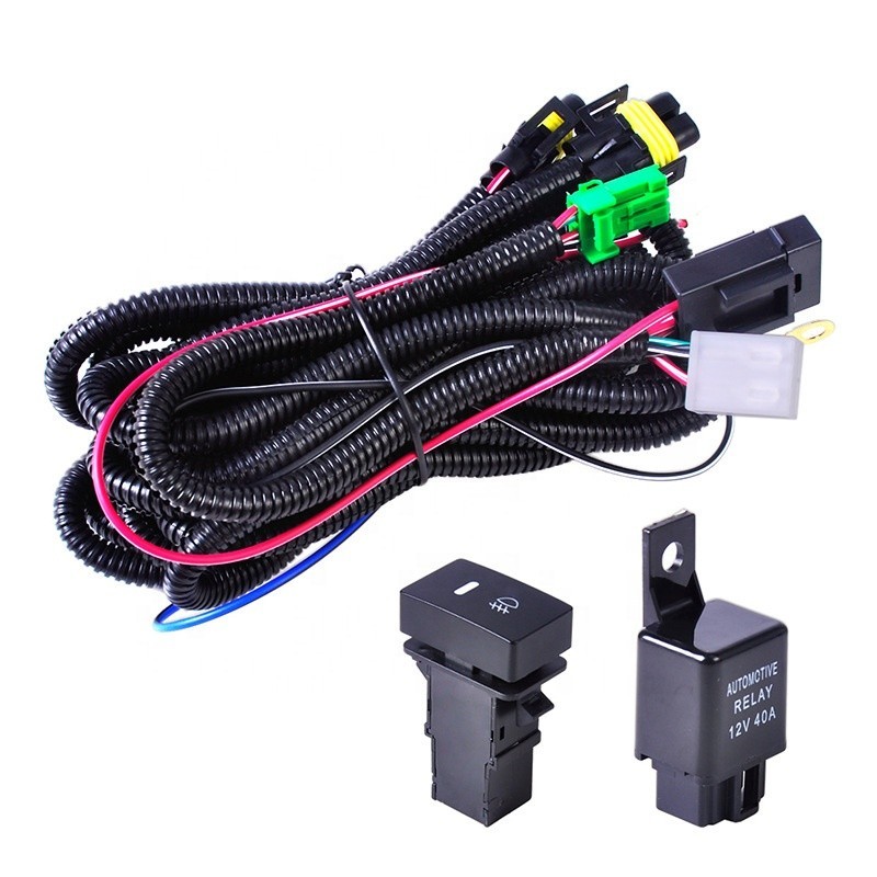 thumbnail image 2 of H11 Car Fog Light Wiring Harness Sockets Wire LED ... – Grandado 2 of 11