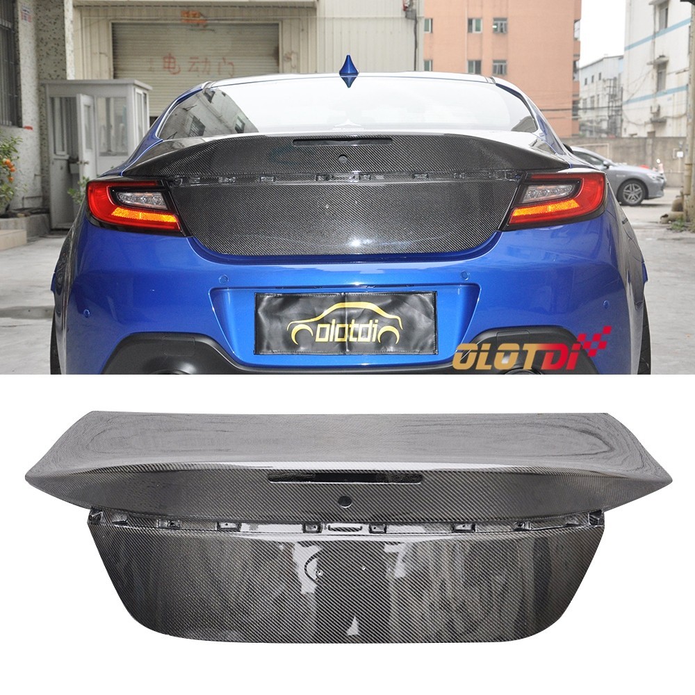 Carbon Fiber OEM Style Rear Trunk Spoiler Splitters For Subaru For ...