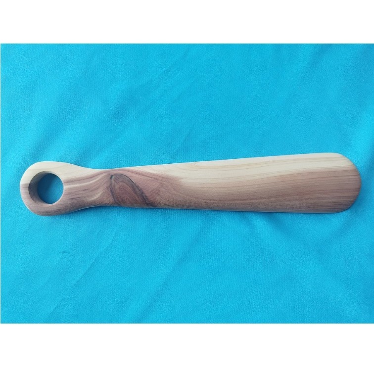 LM-SH903 wholesale custom cedar wooden shoe horn, shoe spoon with logo ...