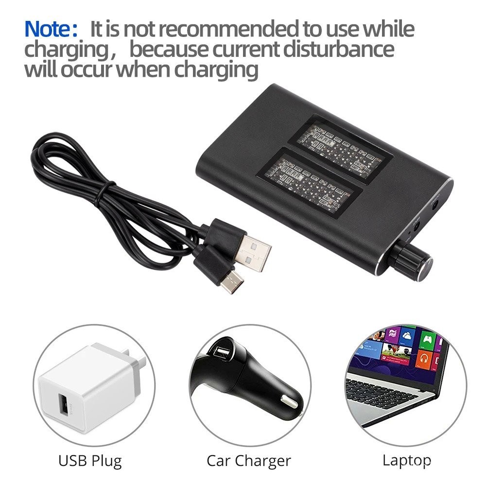 ClassA Headphone Amplifier 16150 Ohm HiFi Earphone Amp Adjustable