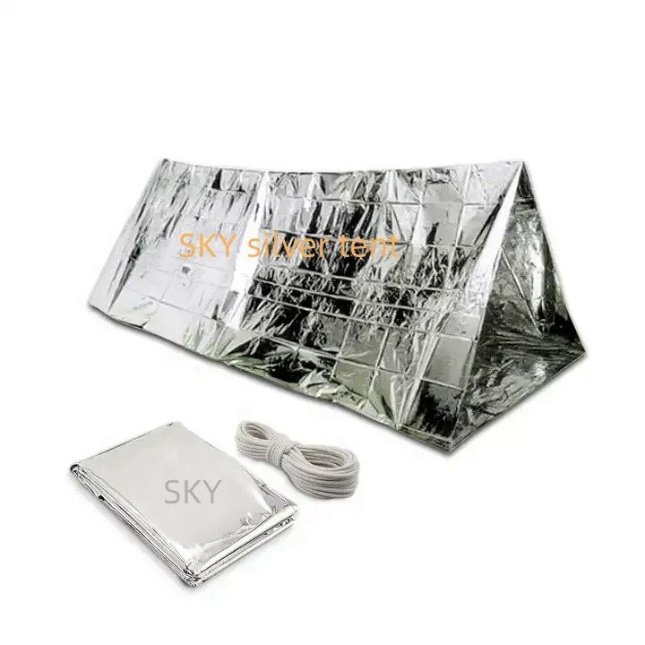 Montea Insulated Tap, Emegency Suvival Blanket, 60" X 84 Heavy Duty Waterproof Groundsheet Camping Thermal Space Blanket Reflective Bivvy Shelter