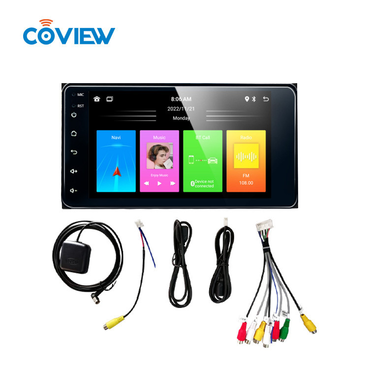 Single Din Android Touch Screen Radio 7 Inch Car DVD Player Multimedia ...