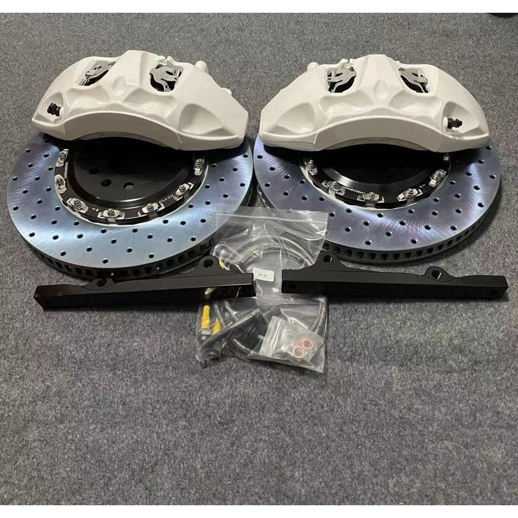 New energy car brakes upgraded front brake kit 6 piston 6 pot caliper ...