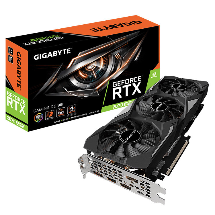 GIGABYTE GeForce RTX 2070 SUPER GAMING OC 8G Used Graphics Card with ...
