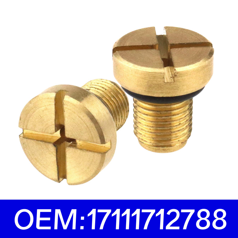 ♝17111712788 Car Radiator Coolant Expansion Tank Bleeder Screw For BMW