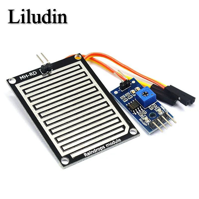 DC 3.3V-5V Snow/Raindrops Detection Sensor Module Dual Double sided ...