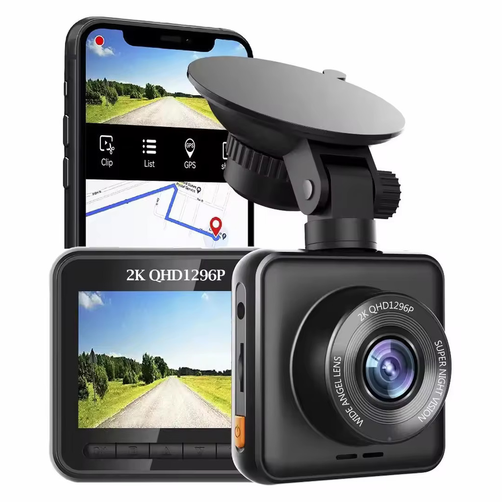 Mini Car Dash Cam WiFi 4K GPS Tracker Dual Camera 2K 1080P HD 2.0 ...