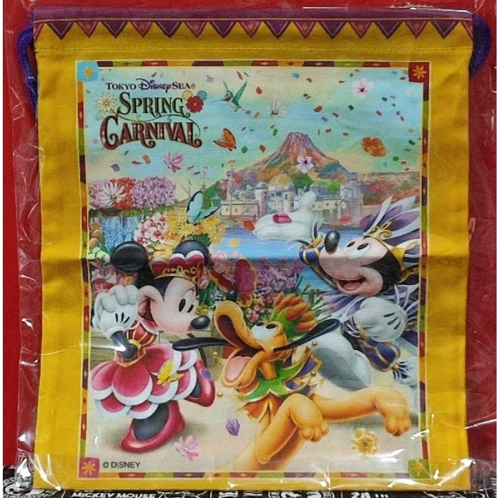 Mickey Spring Carnival String Pouch TOKYO DISNEY RESORT | Shopee ...