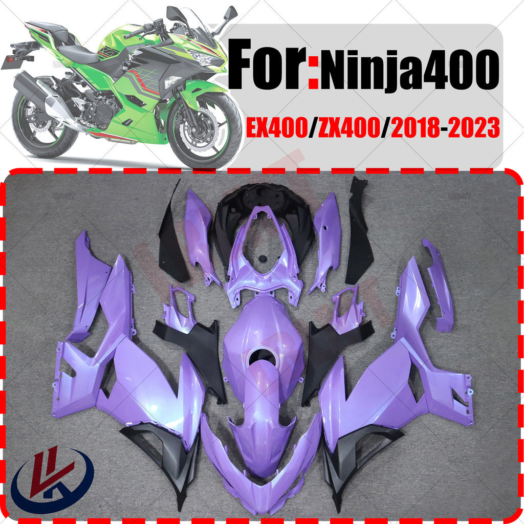 Carbon Fber Farng Kt +Bolts For KAWASAK NNJA 400 2018-2023 EX400 ABS Body | eBay