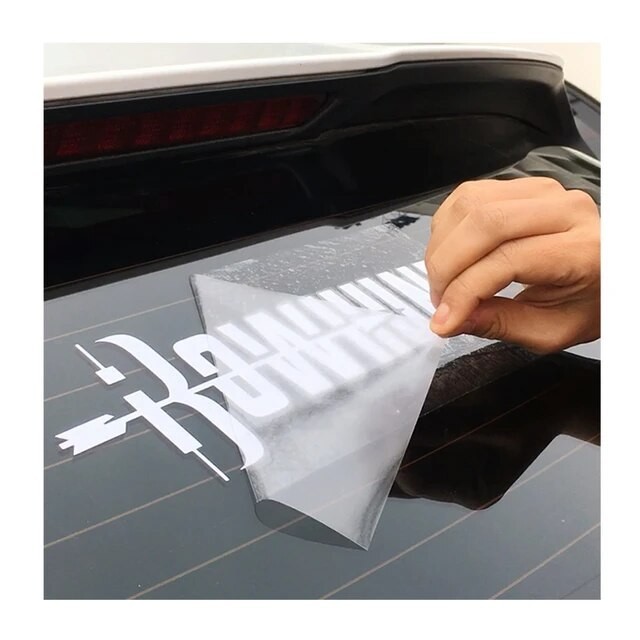 Custom Logo Weatherproof Die Cut Logo Window Sticker Lettering Decals