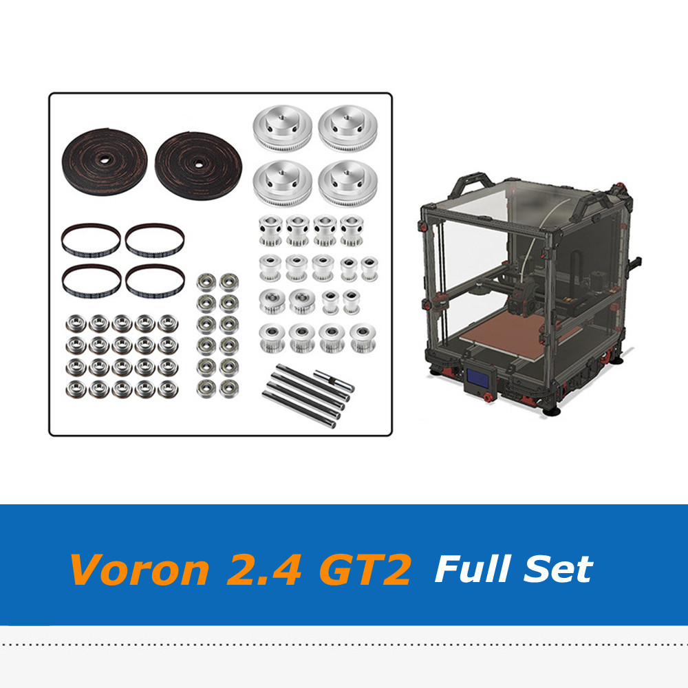 ⚜Voron V2.4 3D Printer Parts Motion Set GT2 LL-2GT Open Timing Belt ...