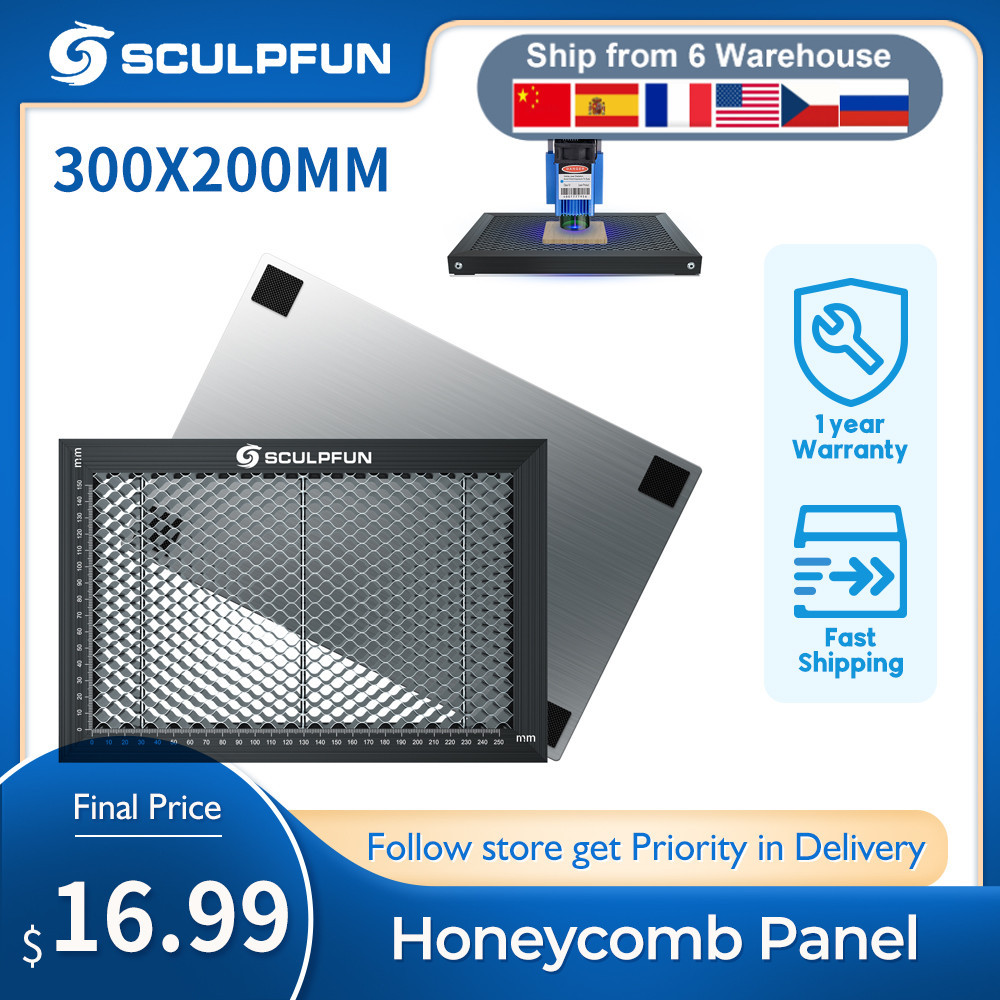 SCULPFUN H3 400*800mm Working Table Bed Cutting Laser Engraving Machine Honeycomb For CO2 Diode Engraver Cutting Accessories - View #6